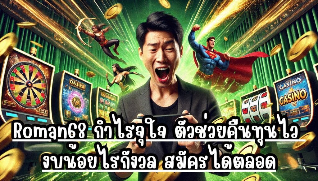 Roman68 กำไรจุใจ ตัวช่วยคืนทุนไว งบน้อยไรกังวล สมัครได้ตลอด