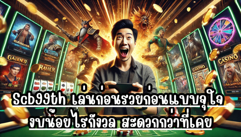 Scb99th เล่นก่อนรวยก่อนแบบจุใจ งบน้อยไรกังวล สะดวกกว่าที่เคย
