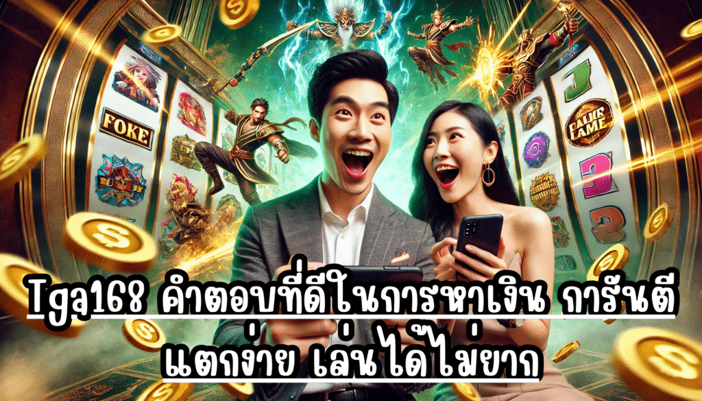 Tga168 คำตอบที่ดีในการหาเงิน การันตี แตกง่าย เล่นได้ไม่ยาก